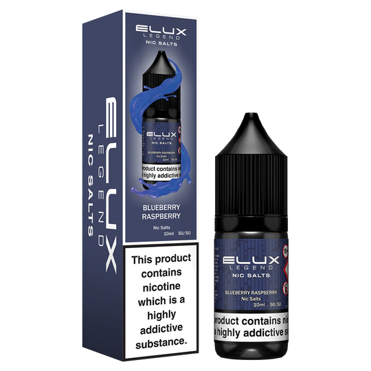 Elux Legend Blueberry Raspberry Nic Salt E-Liquid 10ml Bottle – Available in 5mg, 10mg, 20mg Nicotine Strengths