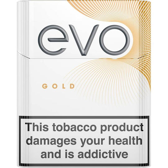 EVO Gold Tobacco Sticks Pack of 20 – Heated Tobacco Refills Norwich Vape