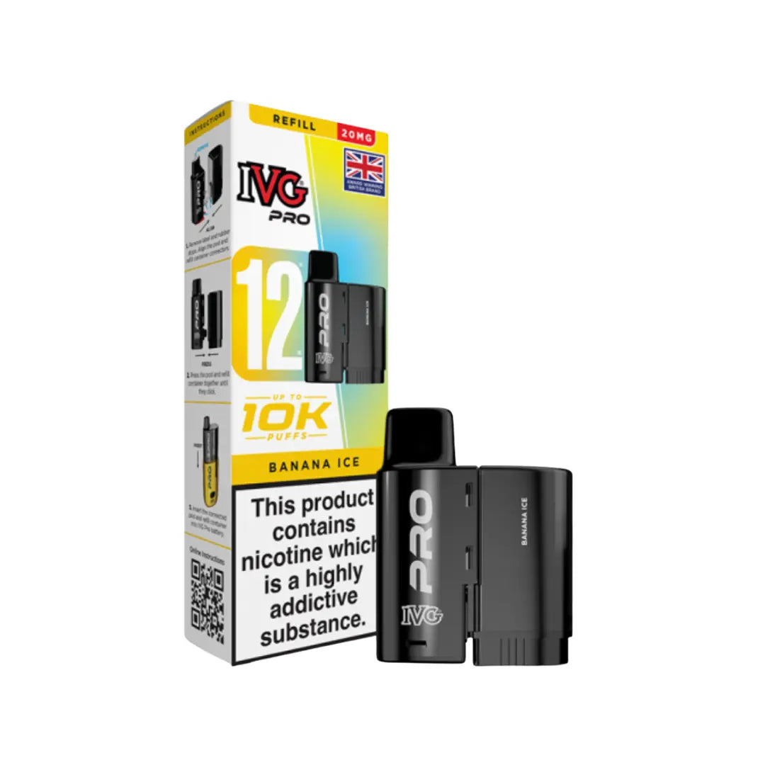 Banana Ice IVG Pro 12 Refill Pack