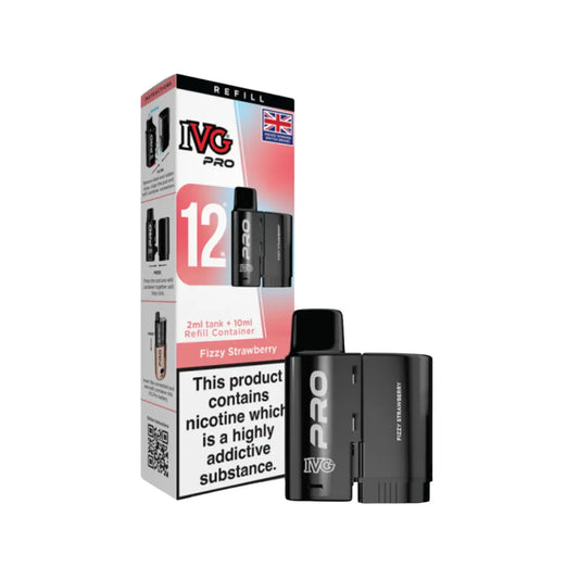 Fizzy Strawberry IVG Pro 12 Refill Pack