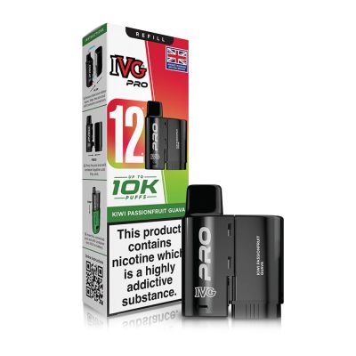 Kiwi Passionfruit Guava IVG Pro 12 Refill Pack