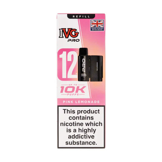 Pink Lemonade IVG Pro 12 Refill Pack