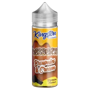 Kingston Desserts Brownies & Cream 100ml Shortfill E-Liquid