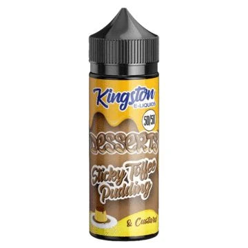 Kingston Desserts Sticky Toffee Pudding 100ml Shortfill E-Liquid