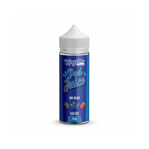 Kingston Pod Juice Mr Blue 100ml Shortfill Vape Juice