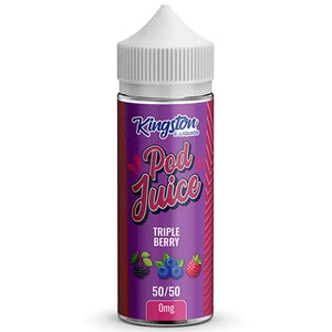Kingston Pod Juice Triple Berry 100ml Shortfill Vape Juice