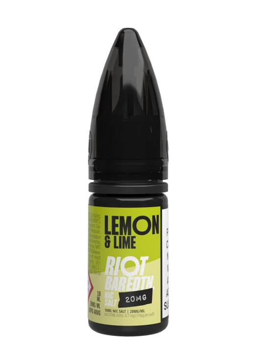 Riot Bar Edition Lemon Lime Nic Salt E-Liquid (10ml)