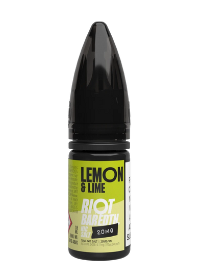 Riot Bar Edition Lemon Lime Nic Salt E-Liquid (10ml)