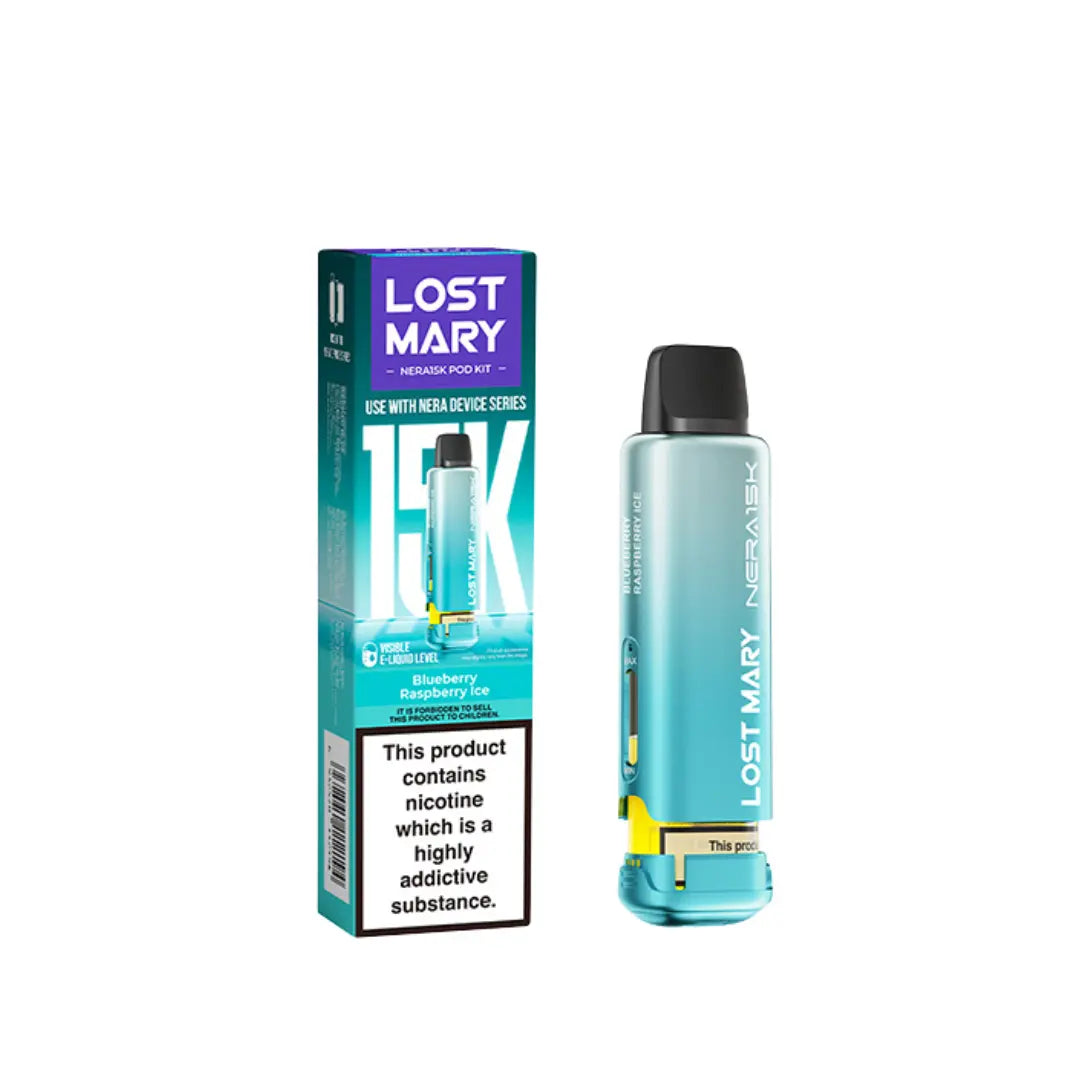 Blueberry Raspberry Ice Lost Mary NERA 15K Refill Pack