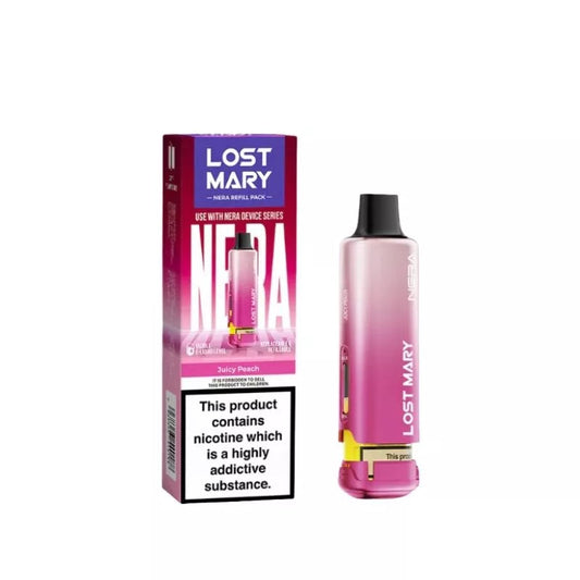 Juicy Peach Lost Mary NERA 15K Refill Pack