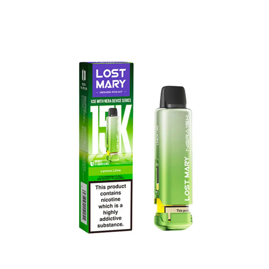 Lemon Lime Lost Mary NERA 15K Refill Pack