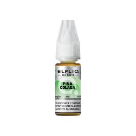Pina Colada Nic Salt By ELFLIQ – 10ml ELFLIQ nic salt e-liquid bottle