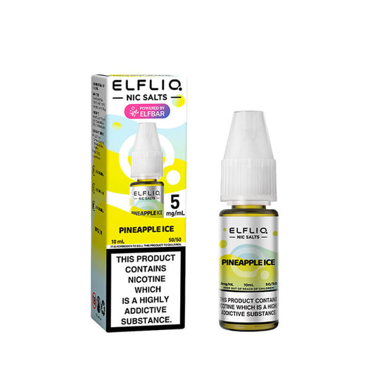Pineapple Ice Nic Salt By ELFLIQ – 10ml ELFLIQ nic salt e-liquid bottle