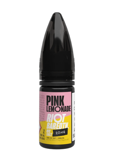 Riot Bar Edition Pink Lemonade Nic Salt E-Liquid (10ml)
