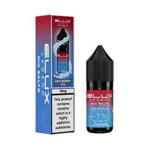Red Berry Ice Nic Salt By Elux — 10ml Elux Legend e-liquid bottle with mixed red berries and icy finish