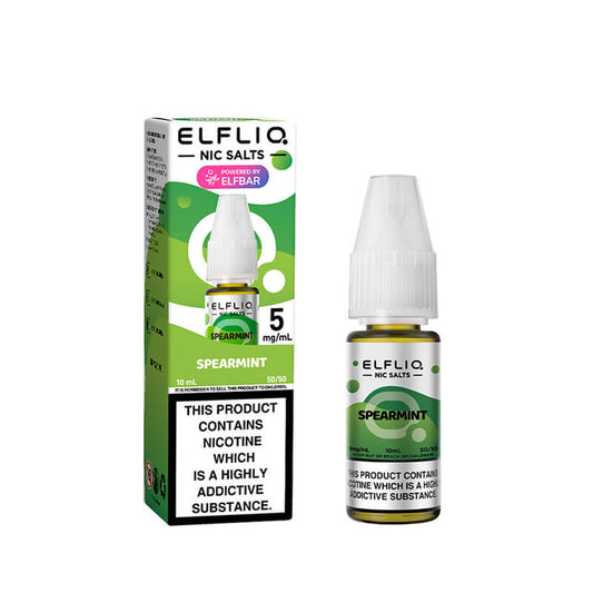 Spearmint Nic Salt By ELFLIQ – 10ml ELFLIQ nic salt e-liquid bottle