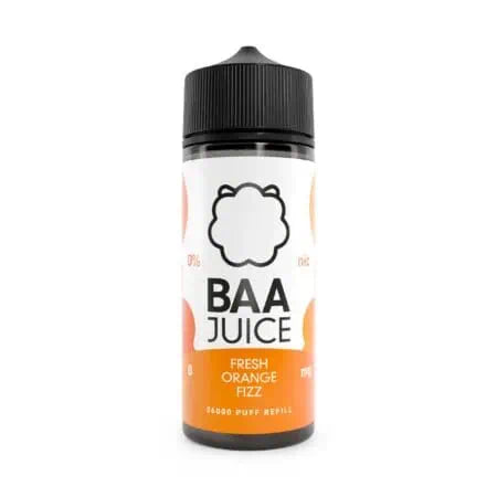 Baa Juice Fresh Orange Fizz 100ml Shortfill