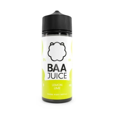 Baa Juice Lemon Lime 100ml Shortfill
