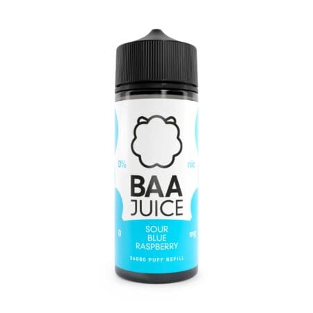 Baa Juice Sour Blue Raspberry 100ml Shortfill