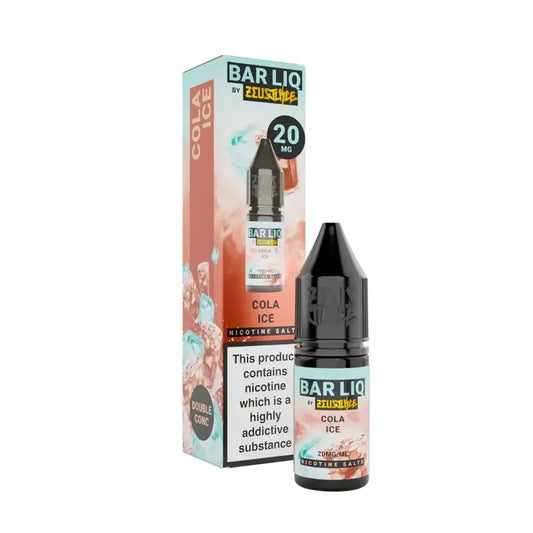 Cola Ice Nic Salt By Zues Juice — 10ml Bar Liq e-liquid bottle