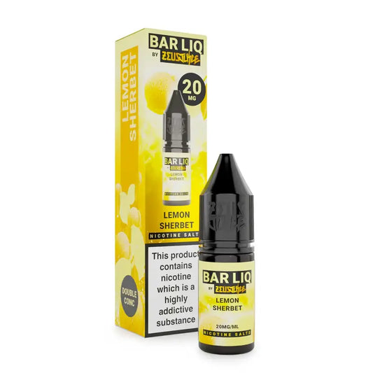 Lemon sherbert Nic Salt By Zues Juice — 10ml Bar Liq e-liquid bottle