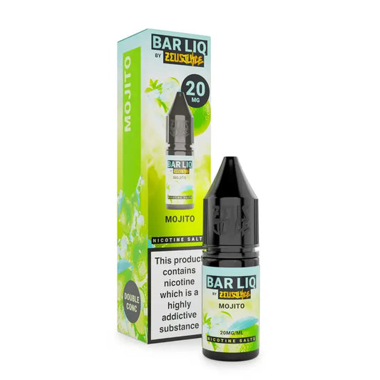 Mojito Nic Salt By Zues Juice — 10ml Bar Liq e-liquid bottle