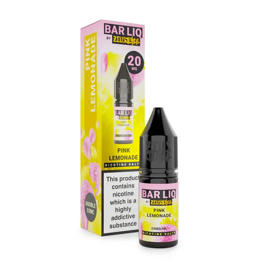 Pink Lemonade Nic Salt By Zues Juice — 10ml Bar Liq e-liquid bottle